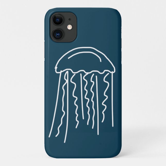 Coques Case-Mate iPhone Jellis marine vie aquatique moderne (Dos)