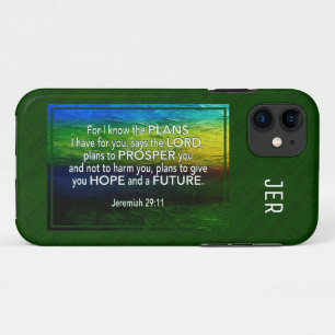Case-Mate iPhone Case Jérémie 29:11   CAR JE CONNAIS LES PLANS Bible VER