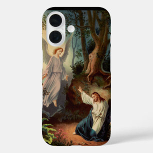 Coque Pour iPhone 16 Jésus-Christ avec ange