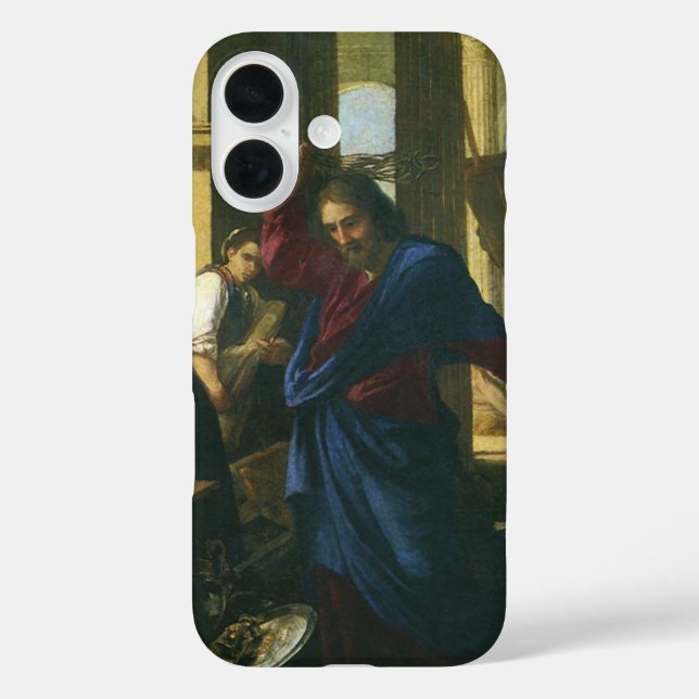 Coques Case-Mate iPhone Jésus Christ Nettoyage du Temple (Verso)
