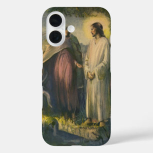 Coque Pour iPhone 16 Jésus Christ ressuscité par la tombe par ML Greer