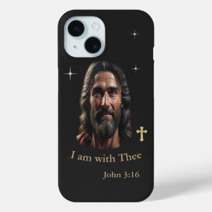 Coque Pour iPhone 15 Jésus est avec toi