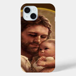 Coque Pour iPhone 15 Jésus et enfant