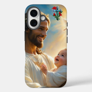 Coque Pour iPhone 16 Jésus et l'enfant