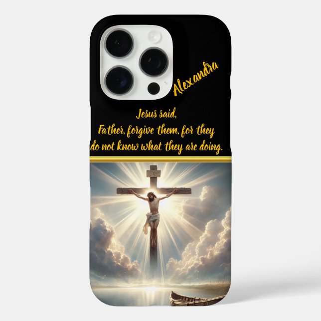 Coques Case-Mate iPhone Jésus pendu de la croix sur les eaux (Verso)