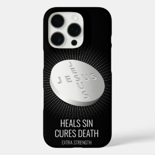 Coques iPhone 16 Pro Jesus Pill - Foi personnalisable Pray Hope God