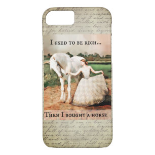 Case-Mate iPhone Case J'étais riche, puis j'ai acheté un cheval
