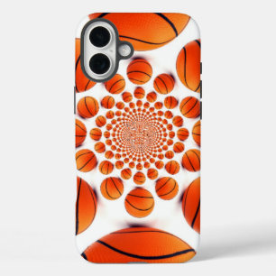 Coques iPhone 16 Plus Jeu de basket-ball des champions : Court Vision Ka