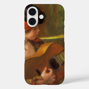 Coques iPhone 16 Jeune Espagnole avec guitare par Pierre Renoir