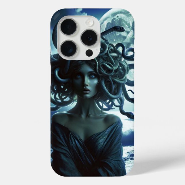 Coques Case-Mate iPhone Jeune Méduse jolie par la Lune et l'Océan (Verso)