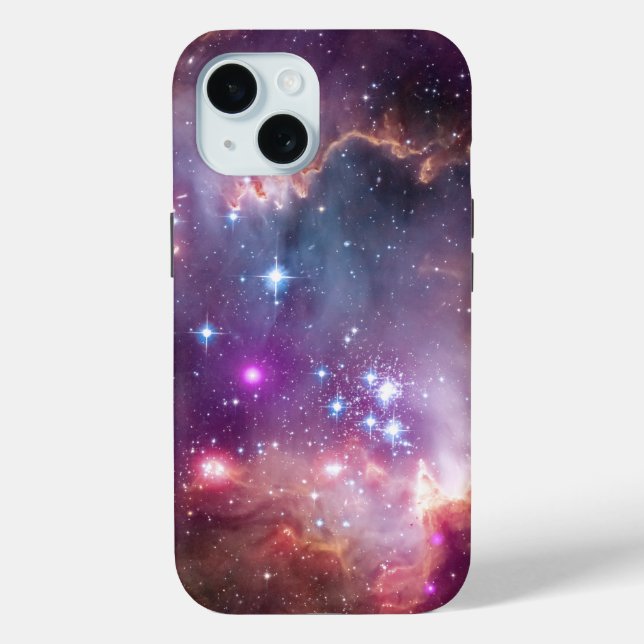 Coques Case-Mate iPhone Jeunes Étoiles Dans Le Petit Nuage Magellanique. (Verso)