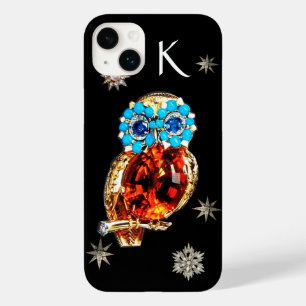 Coques Pour iPhone JEWEL OWL, ÉTOILES DE DIAMANT, Or, Turquoise Bleu,
