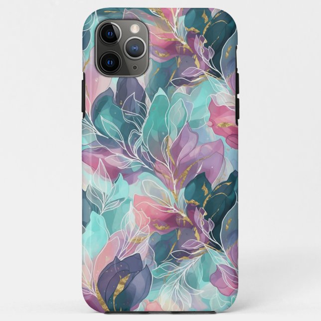 Coques Case-Mate iPhone Jewel Tone Floral (Dos)