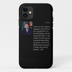Case-Mate iPhone Case JFK & Citation Célèbre Sur Israël