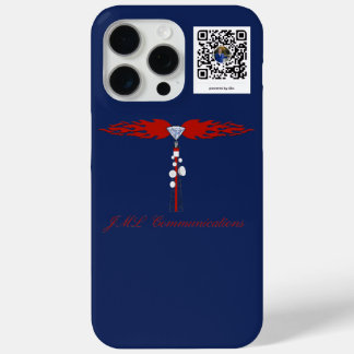 Coque iPhone 15 Pro Max JML Communications Tower Logo & Joe's dot.card