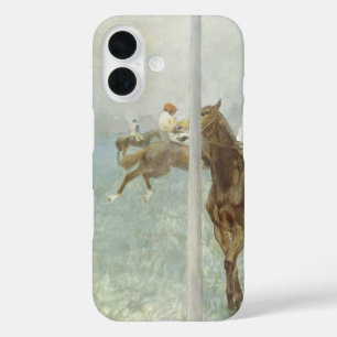 Coque Pour iPhone 16 Jockeys Before the Race par Edgar Degas