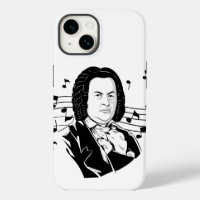 Johann Sebastian Bach Portrait et buste avec notes