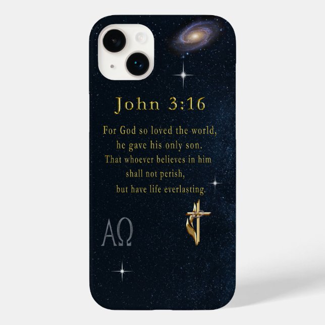 Coques Case-Mate iPhone John 3:16 (Verso)