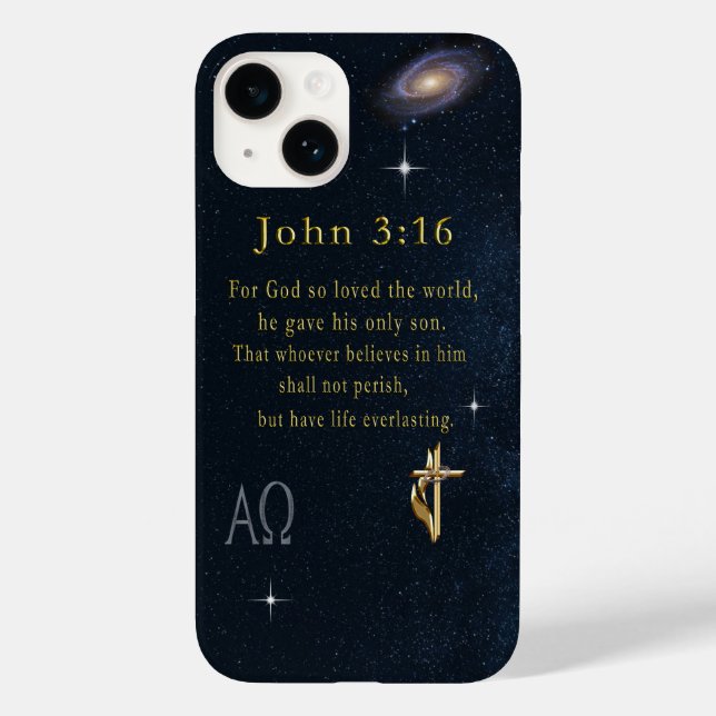 Coques Case-Mate iPhone John 3:16 (Verso)