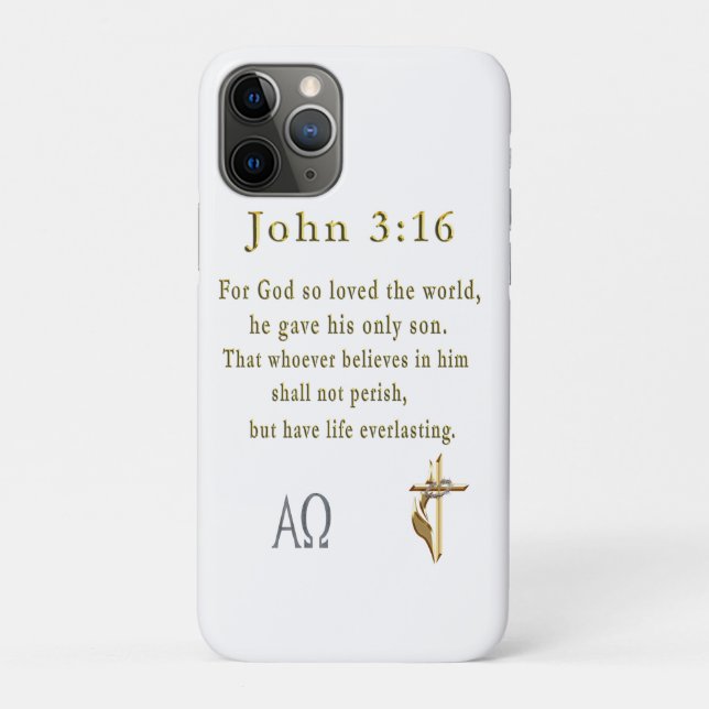 Coques Case-Mate iPhone John 3:16 (Dos)