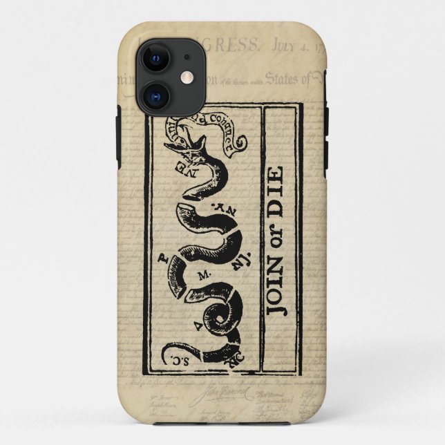 Coques Case-Mate iPhone Joignez ou mourez gravure sur bois sur la (Dos)