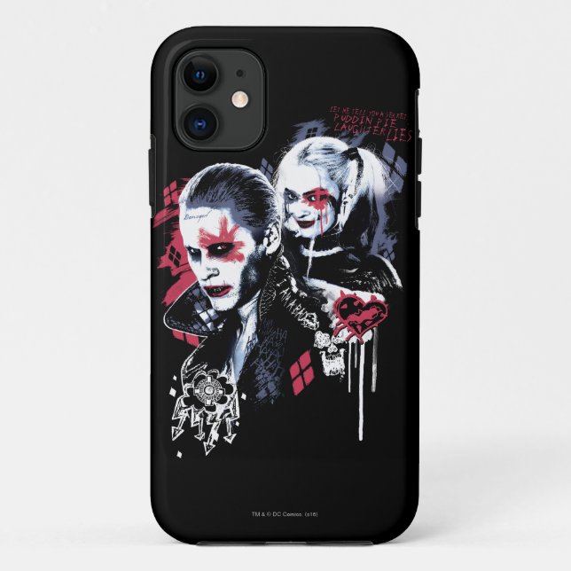 Coques Case-Mate iPhone Joker du peloton | de suicide et graffiti peint (Dos)