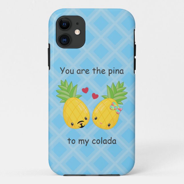 Coques Case-Mate iPhone Joli ananas Tropical Pina Colada Romantique (Dos)