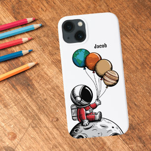 Case-Mate iPhone Case Joli Astronaute Fantaisiste, Planète Espace Extra-
