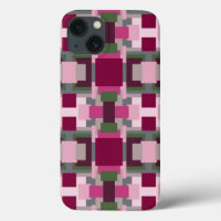 Joli Bloc De Couleurs Rose Et Vert