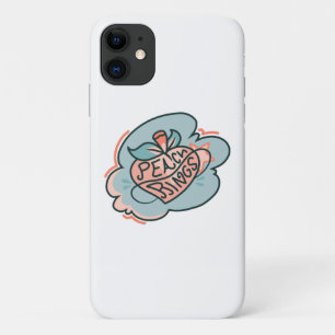 Case-Mate iPhone Case Joli Boho Peach Rose Bleu Planète Fruit