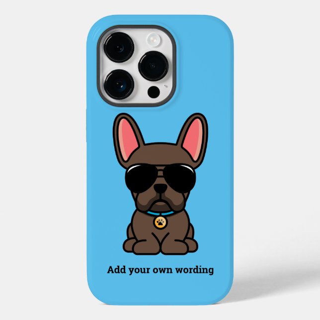 Coques Case-Mate iPhone Joli Brown Coque-coque iphone de Bulldog (Verso)
