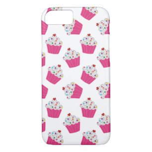 Coque Case-Mate Pour iPhone Joli Cartoon rose Cupcake arroser Motif