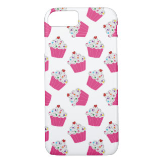 Coque Case-Mate Pour iPhone Joli Cartoon rose Cupcake arroser Motif