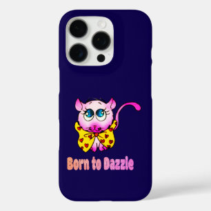 Coques iPhone 16 Pro Joli Chat Rose - Né pour Éblouir l'Art