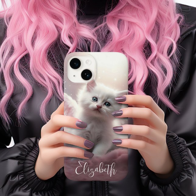 Coques Case-Mate iPhone Joli chaton rose (Créateur téléchargé)