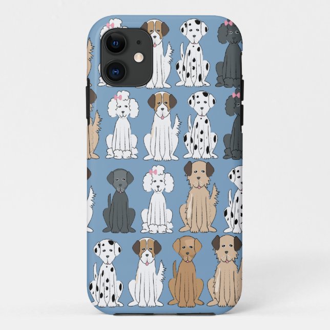 Coques Case-Mate iPhone Joli chien animal de compagnie Whimsical Moderne S (Dos)