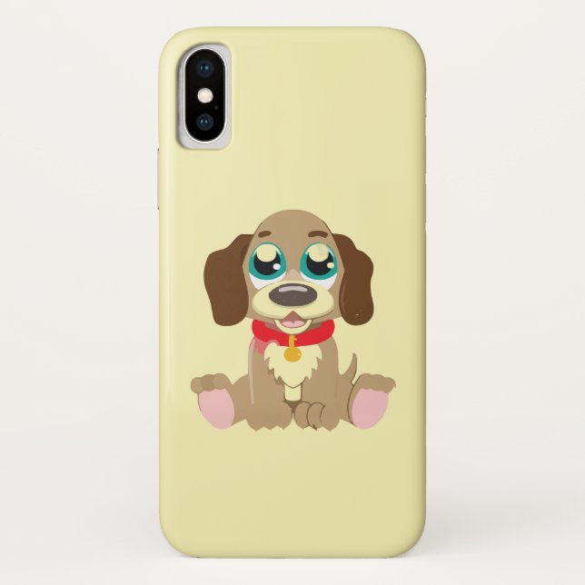 Coques Case-Mate iPhone Joli Chiot Avec De Beaux Yeux (Dos)