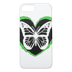 Etui iPhone Case-Mate Joli Coeur de citron vert, noir et blanc