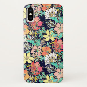 Case-Mate iPhone Case Joli Fille rose Floral Golden Strokes Design