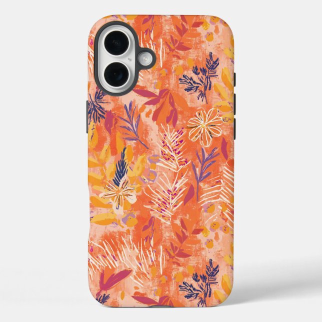 Coques Case-Mate iPhone Joli Fleurs sauvages aquarelle (Verso)