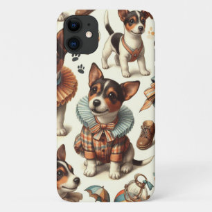 Case-Mate iPhone Case Joli Jouet Vintage Fox Terrier sans couture