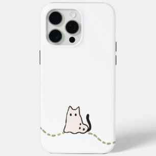 Coque iPhone 15 Pro Max joli kawaii confortable halloween éffrayant