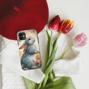 Case-Mate iPhone Case Joli Lapin Floral Aquarelle Fantaisiste