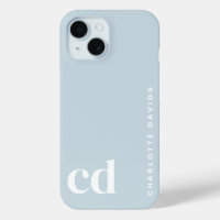 Joli Monogramme Bleu Fille