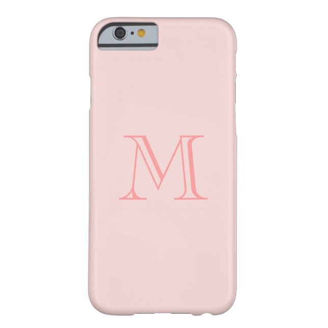 Coques Case-Mate iPhone Joli monogramme rose iPhone 6 Coques (Dos)