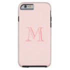 Joli monogramme rose iPhone 6 Coques