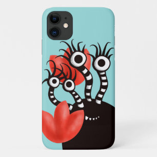 Case-Mate iPhone Case Joli Monstre Aux Quatre Yeux Tulipes Abstraites