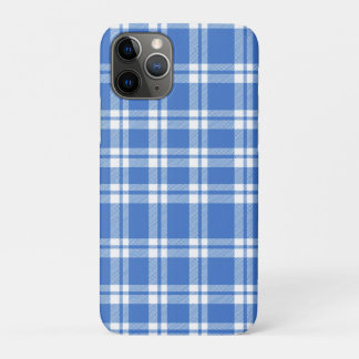 Case-Mate iPhone Case Joli motif carreaux bleu gingham rétro