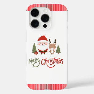 Coques iPhone 16 Pro Joli Noël Père Noël & Reindeer