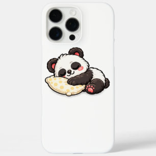 Coques iPhone 16 Pro Max Joli panda endormi avec oreiller